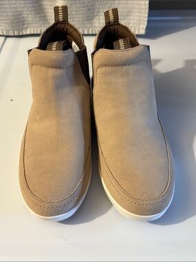 Reef “Cushion Swami” Men's Slip-On Casual Shoes in Tan 8.5
